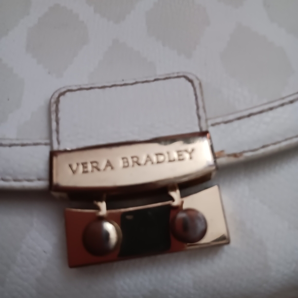 Vera Bradley White Clutch Bag - Picture 5 of 6